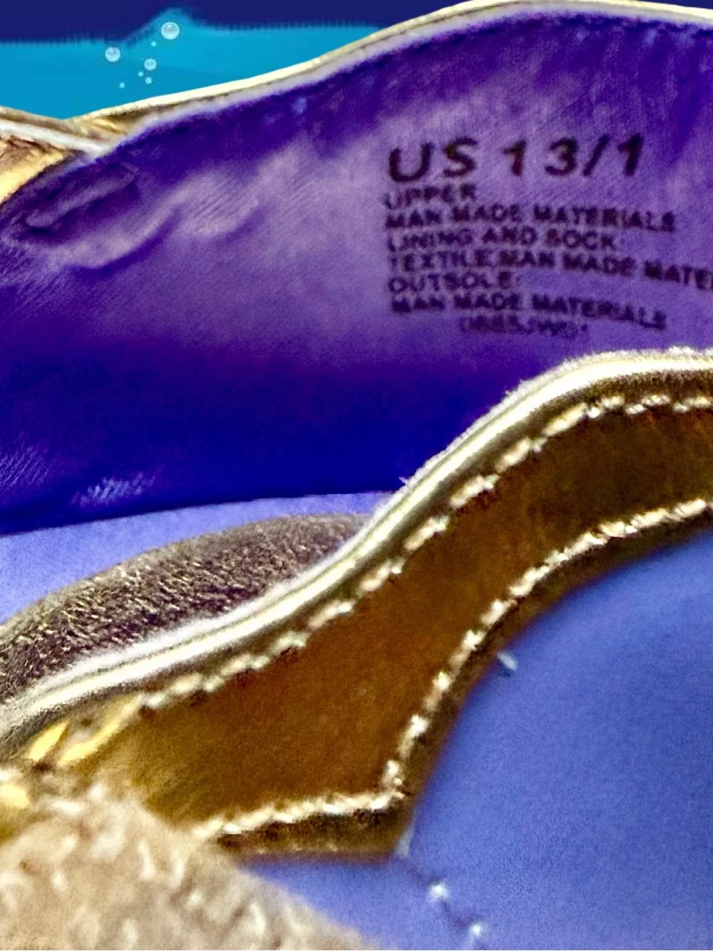 Disney Little Mermaid Green & Purple Dress Shoes with Shell Accent Size 13/1